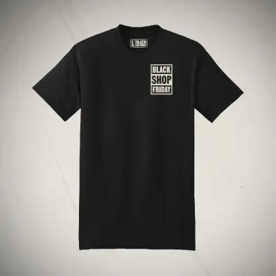 Black Shop Friday t-shirt